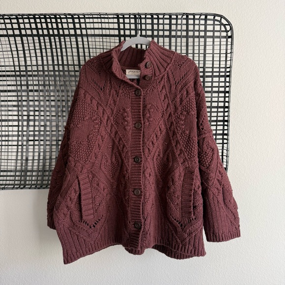 Free people Heart You Cardigan bittersweet brown - Picture 4 of 10